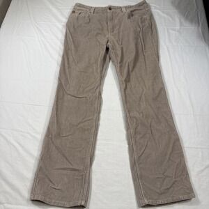 PANTS CORDUROY TAN Territory Ahead Mens 36X30 Chino Flat Front JEANS